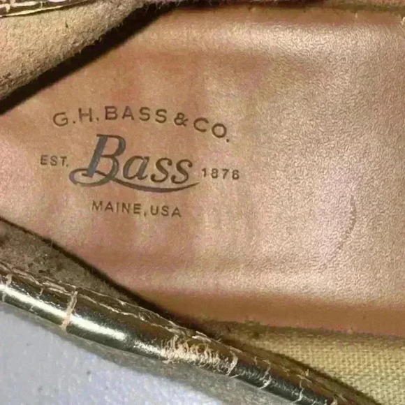 EUC G.H. Bass & Co Cactus Sun Summer Espadrille Loafer Flats Size 8.5 - Picture 7 of 8